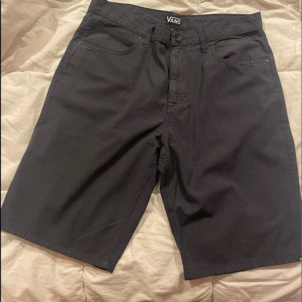 Vans charcoal grey / black shorts.  Excellent condition. Dress up or down.